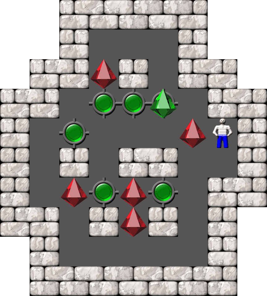 Sokoban Frantisek Pokorny collection level 24